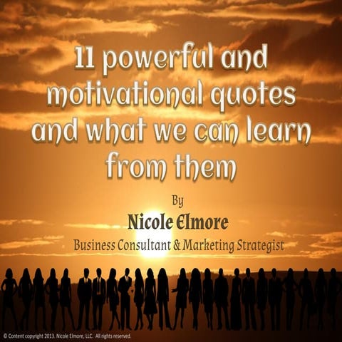 11 Powerful & Motivational Quotes