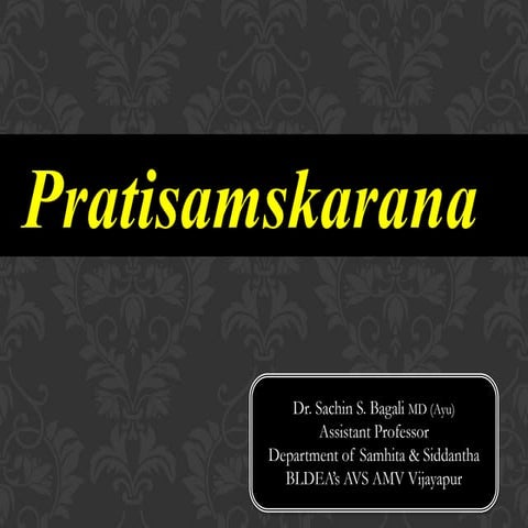 Pratisamskarana 