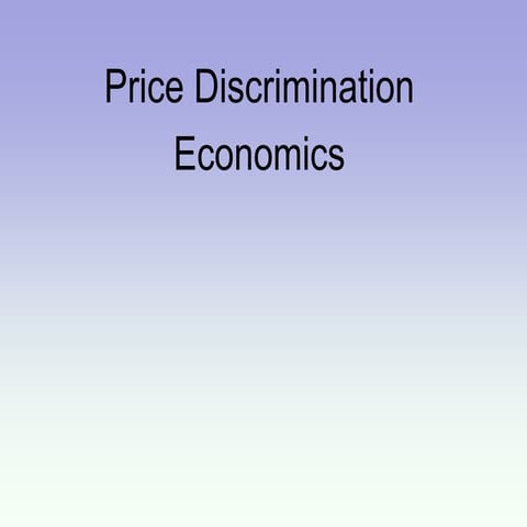 11 Price Discrimination.ppt