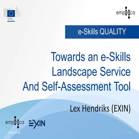 Demo e-Skills Quality Conference