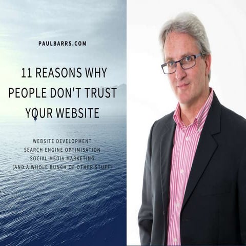 11 reasons why people don't trust your website