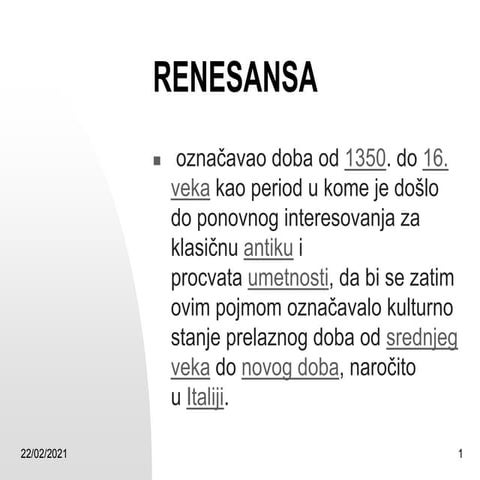 Renesansa | PPT