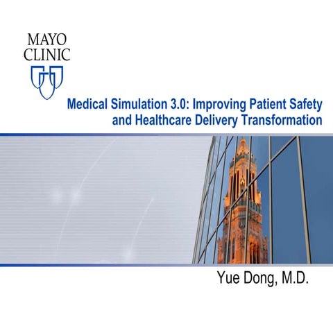 Medical Simulation 3.0