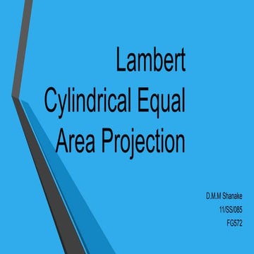 Lambert Cylindrical Equal Area Projection 