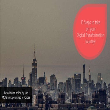 10 Steps to Digital Transformation