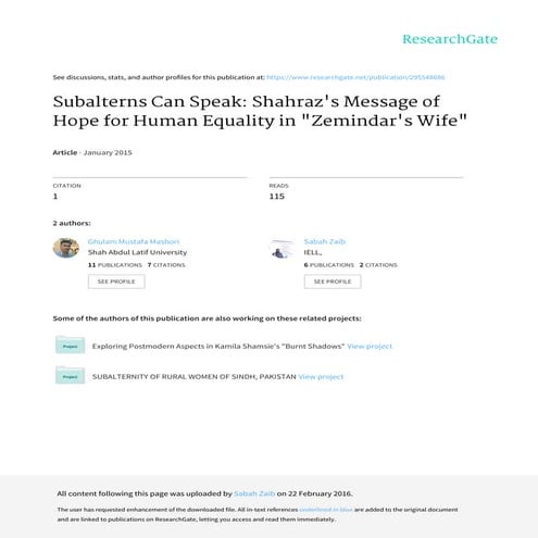 Subaltern theory | PPTX