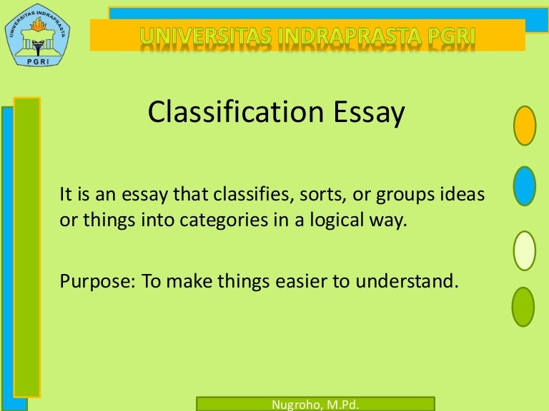 Organizational taxonomy essay picture