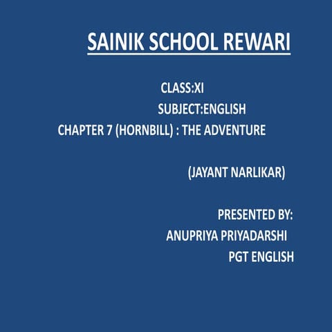 11 THE ADVENTURE'.pptx