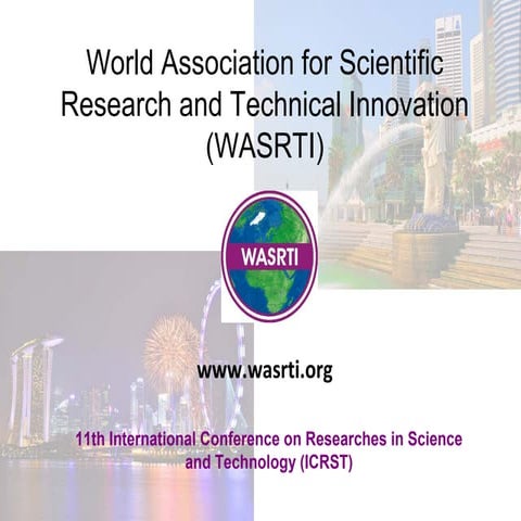 11th International Conference on Researches in Science and Technology (ICRST)
