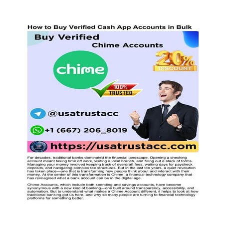 11 Top Sites To Buy Verified Chime Bank Accounts .docx