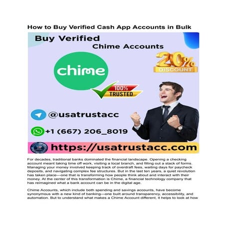 11 Top Sites To Buy Verified Chime Bank Accounts .pdf