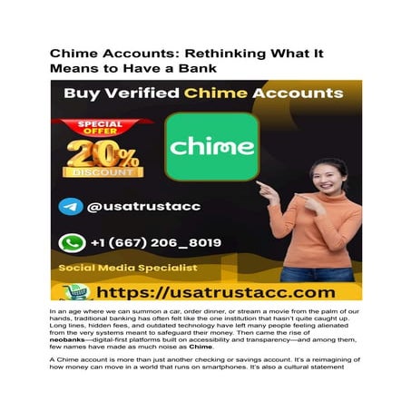 11 Top Sites To Buy Verified Chime Bank Accounts (Aged.pdf