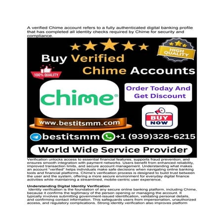 11 Top Sites To Buy Verified Chime Bank Accounts (Aged.docx