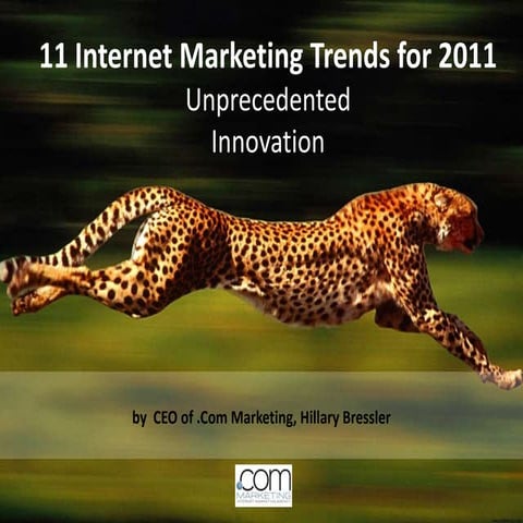 11 Internet Marketing Trends for 2011