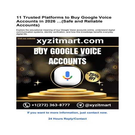 11 Trusted Platforms to Buy Google Voice Accounts in 2026 ...(Safe and ...