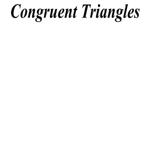 11 X1 T06 03 Congruent Triangles