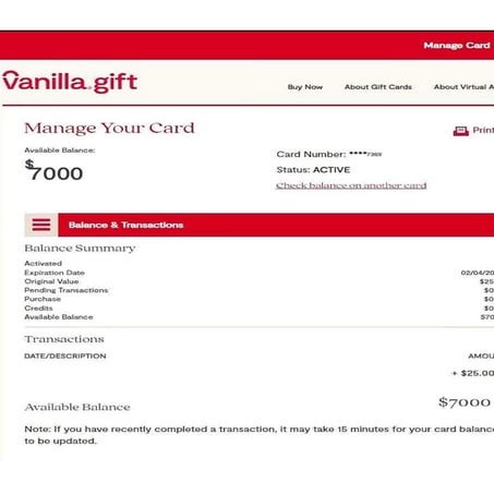 The Best Solution For Checking Vanilla Giftcard Balance