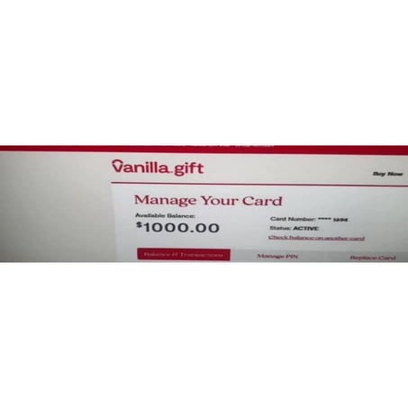 How To Check Vanilla Giftcard Available Funds.