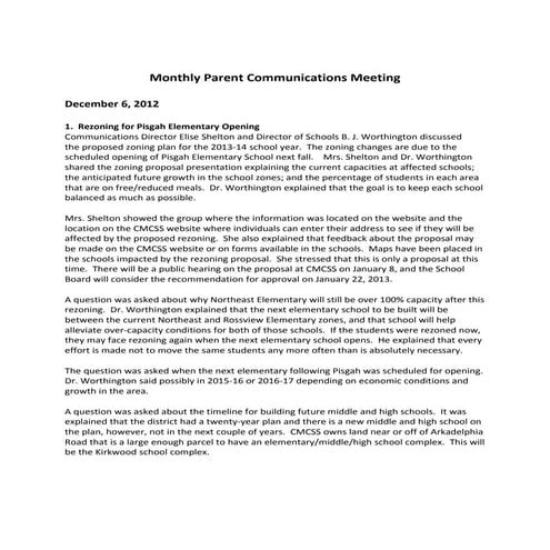 12 06-12 parent communications meeting