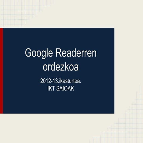 12 13.IKT SAIOAK. FEEDLY = GOOGLE READER