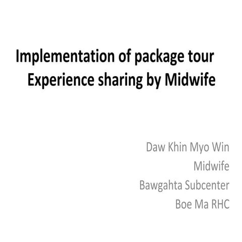 12.experience sharing by midwives