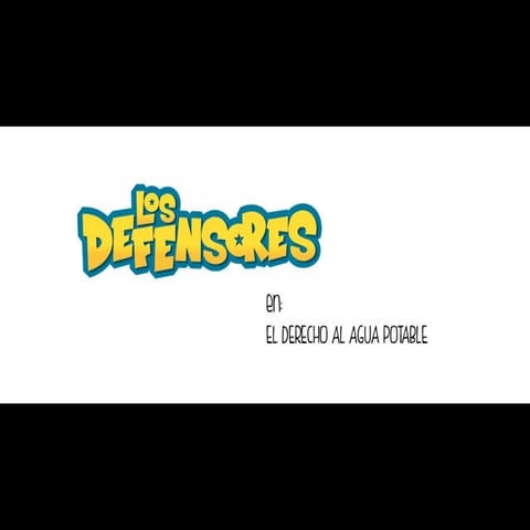 derecho al agua potable