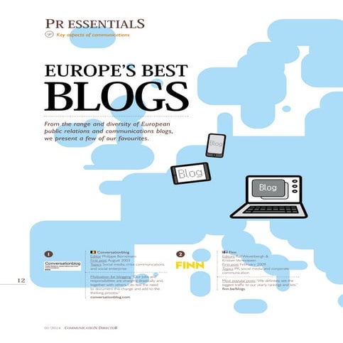 Europe's best PR blogs (Communication Director) 