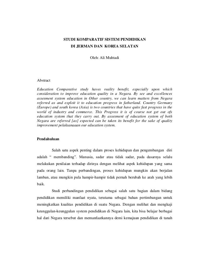 12 Studi Komparatif Sistem Pddkn Di Jerman Dan Korea Selatan 12 Studi Komparatif Sistem Pddkn Di Jerman Dan Korea Selatan