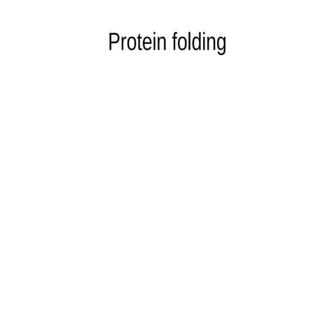 12.protein folding