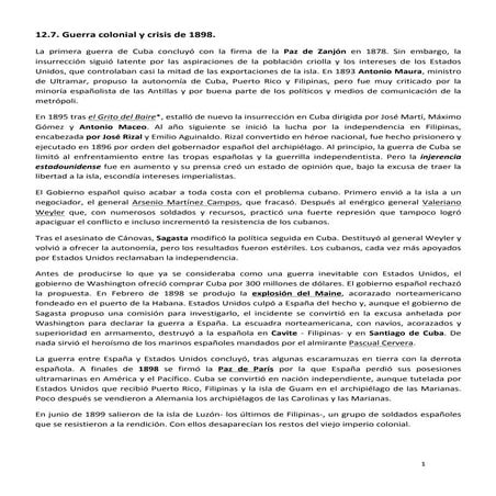 12.7. guerra colonial y crisis de 1898.