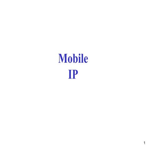 12. mobile ip