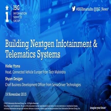IYF Building Nextgen Infotainment & Telematics Systems