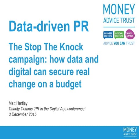Data-driven PR – how data and digital can secure real change on a budget. PR ...