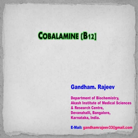 COBALAMINE (12) 
