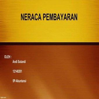 12. neraca pembayaran