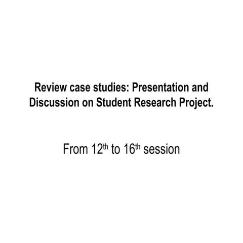12-16 Review case studies pada mata kuliah gender | PPT