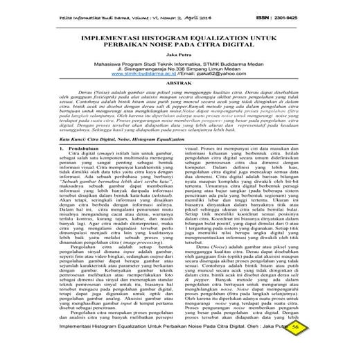 12 Jaka Putra Implementasi Histogram Equalization Untuk Perbaikan