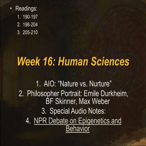 12. human sciences