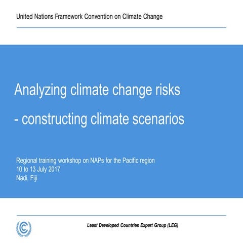 Analyzing climate change risks and vulnerabilities
