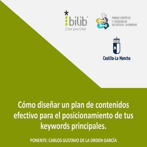 Cómo diseñar un plan de contenidos efectivo para el posicionamiento de tus ke...