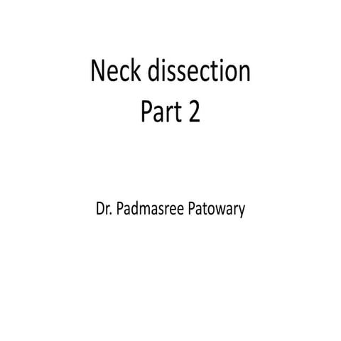 neck dissection part 2