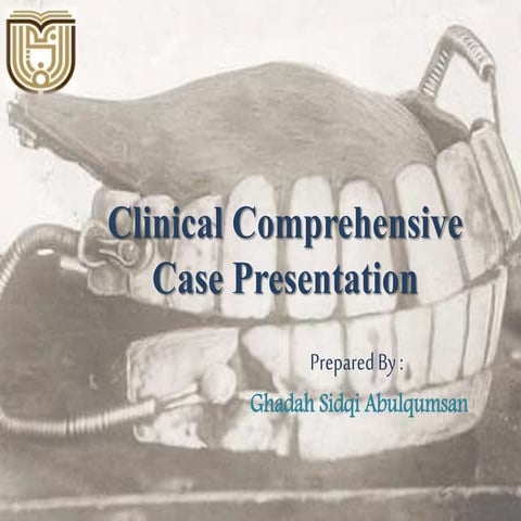 Comprehensive case (graduation presentation)