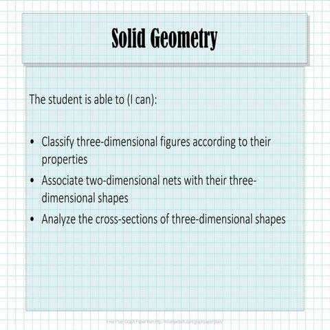 12.1 solid geometry