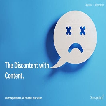 Lauren Quaintance's presentation at Mumbrella360