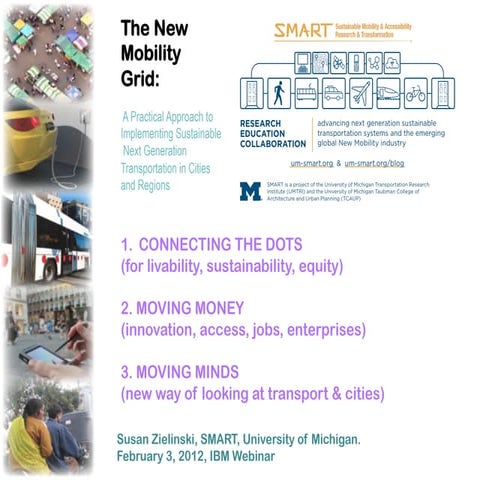 Urban Systems Collaborative Seminar | Susan Zielinski, The New Mobility Grid ...