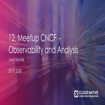 12.cncfsk meetup observability and analysis