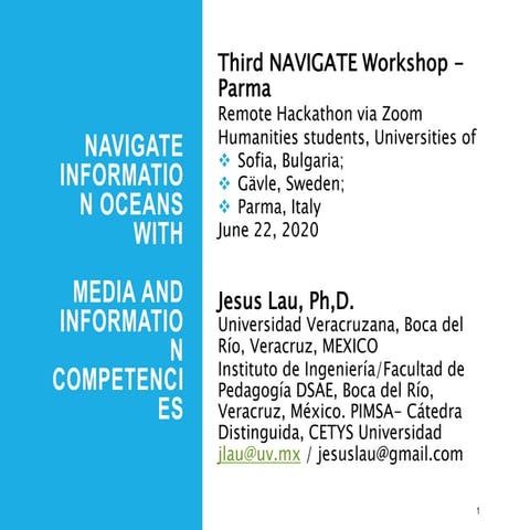 Navigate information oceans with Media and Information Competencies
