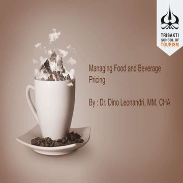 12. Basic Hotel Accounting Cost Control #3 by Dino Leonandri