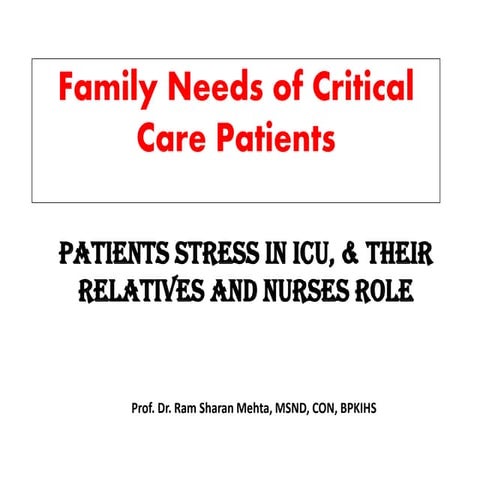 12. family needs critical care