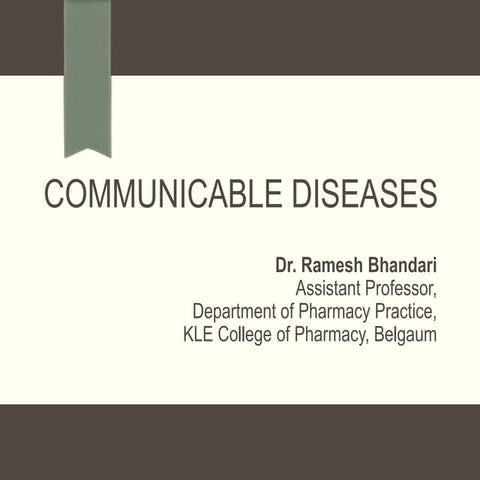 Communicable diseases
